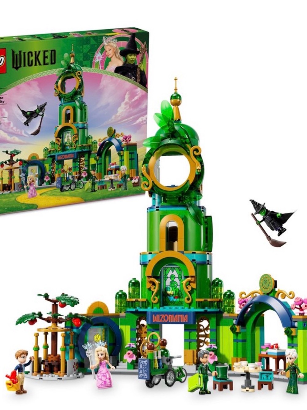 LEGO Wicked Emerald Tower Playset - Green & Gold Accents